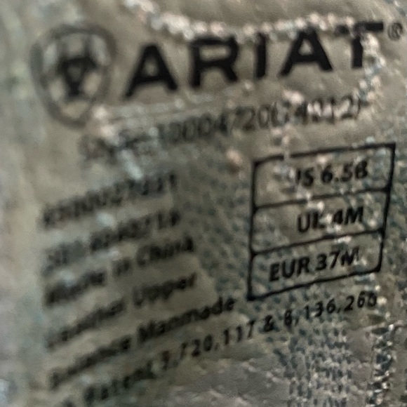 Ariat Leather Upper Boots - Picture 5 of 6